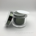 Conteneur Acrylique Vert 200g Emballage Cosmetique Loq MOQ Imprime